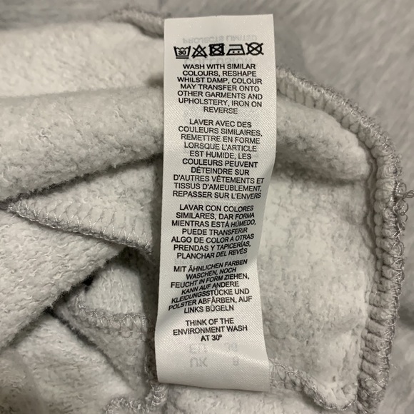 Collusion Spliced Logo Cropped Sweatshirt - Grey - 4 - Picture 9 of 9